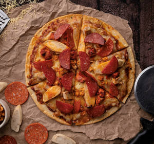 The Ultimate Mix Meat Pizza