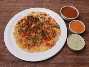Mix Uttapam ( Onion & Tomato )