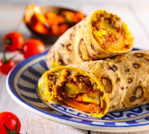 Chatpata Paneer Roll