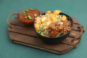 Prawns Chilli + Prawns Fried Rice (650ml) Bowl Combo [Prawn Rice]