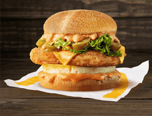 Crispy Veg Double Patty Burger