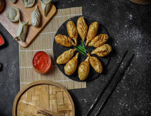 Fried Veggie Momos