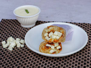 Paneer Shawarma (with Egg Mayo)