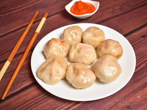 Veg Paneer Steam  Momos (8 Pcs)