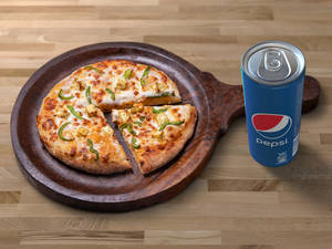 7" Spicy Paneer Pizza + Cold Drink 250 ML
