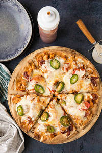 Madridian Red Pepper Pizza