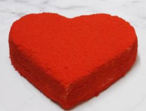 Dilbar Red Velvet Heart Cake