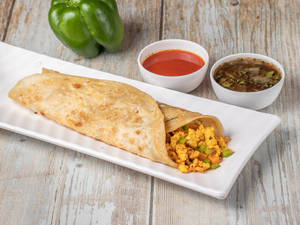 Paneer Bhurji Rumali Roll