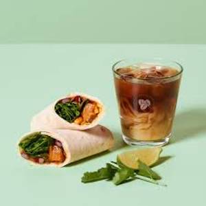 Mixed Veg Wrap + Ice Tea / Cold Coffee