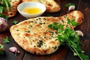 Cheese Garlic Naan