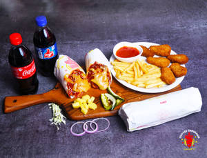 Chef Shawarma + Italiano Shawarma + French Fries + Cold Drink