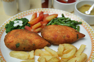 Vegetable Cutlets Chips