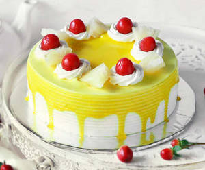Pineapple Cake Eggless