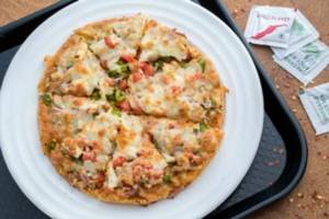 7" Cheese Onion, Capsicum, Tomato Pizza 
