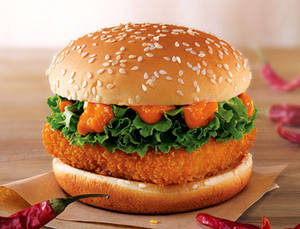 Crispy Paneer Burger  