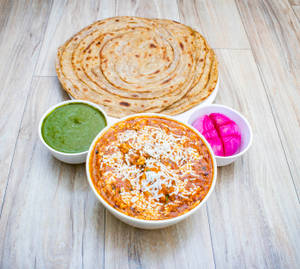Paneer Butter Masala + Laccha Paratha (2)