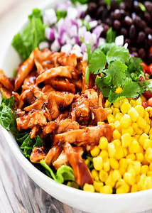 Grilled Barbeque Chicken Rice Bowl