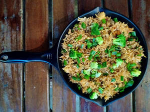 Veg Schezwan Fried Rice
