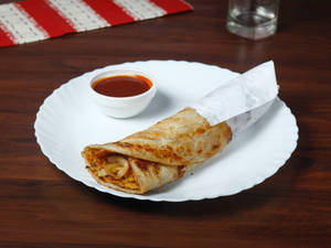 Palak Malai Paneer Roll 