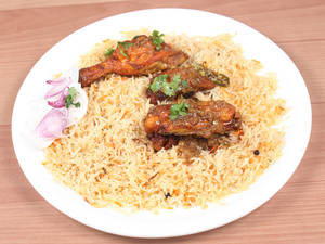 Chicken Leg Fry Biryani