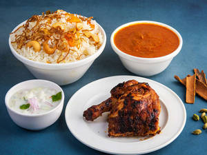 Ghee Rice With Grill Chicken Combo