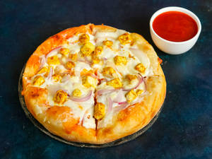 7" Paneer and Onion Pizza