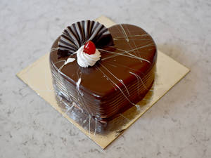 Heart Shape Chocolate Mud Cake