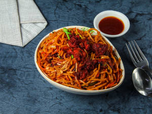 Schezwan Chicken Noodles
