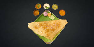 Ghee Podi Onion Dosai 