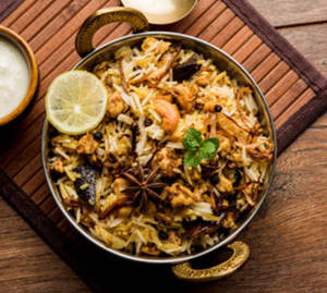 Mutton Fry Biryani (Full)
