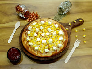 8" Golden Cheese Paneer Pizza 