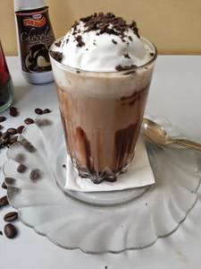 Cold Coffee With Vanilla Ice-cream