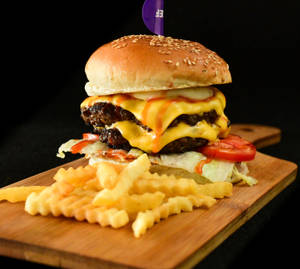 Double Cheese Double Patty Beef Burger