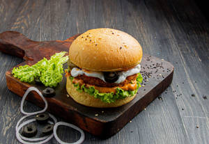 Spicy Veg Burger