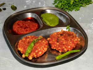 Sabudana Vada With Dahi