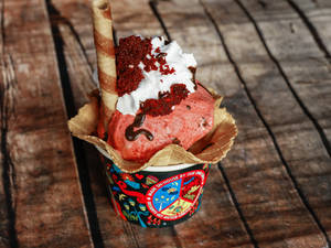 Red Velvet Ice Cream          