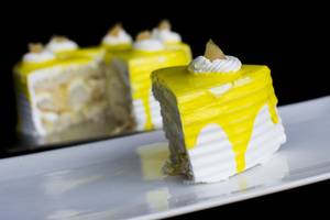 Pineapple Pastry (1 Pc) (Eggless)