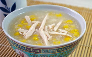 Chicken Sweet Corn Soup.