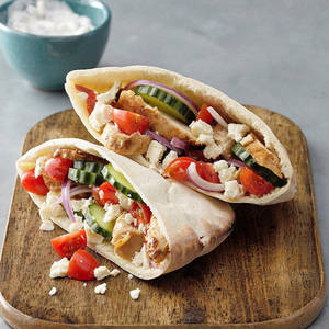 Veg Greek Style Pita Pockets