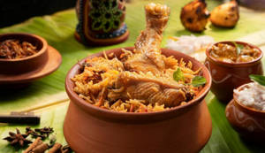 Chicken Biriyani [half Plate]