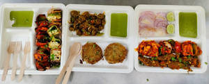Mix Veg Kebab Platter