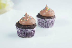 Eggless Nutella Cupcake