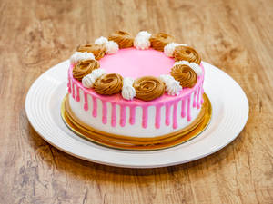 Pineapple Eggless Cake (1/2 kg)