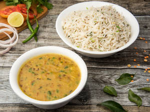 Dal Fry With Jeera Rice