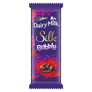 Cadbury Dairy Milk Silk Bubbly Valentine Chocolate Bar (50 Gms)