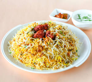 Chicken Kabab Biryani 