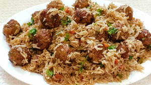 Veg Manchurain Fried Rice