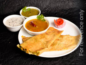 Paneer Onion Masala Dosa