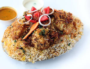 Chicken Hyderabadi Biryani Family Pack(sarve 3)