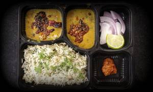 Jeera Rice and Dal Fry